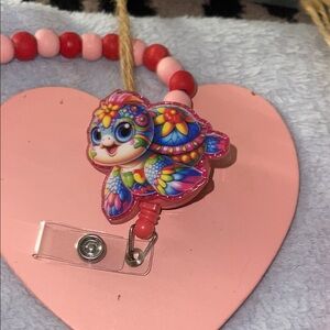 Colorful Turtle Badge Reel